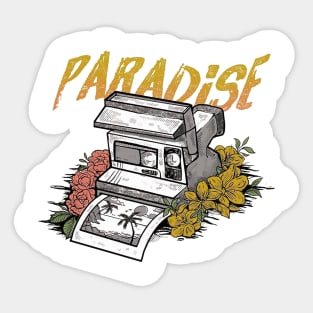 holiday paradise Sticker